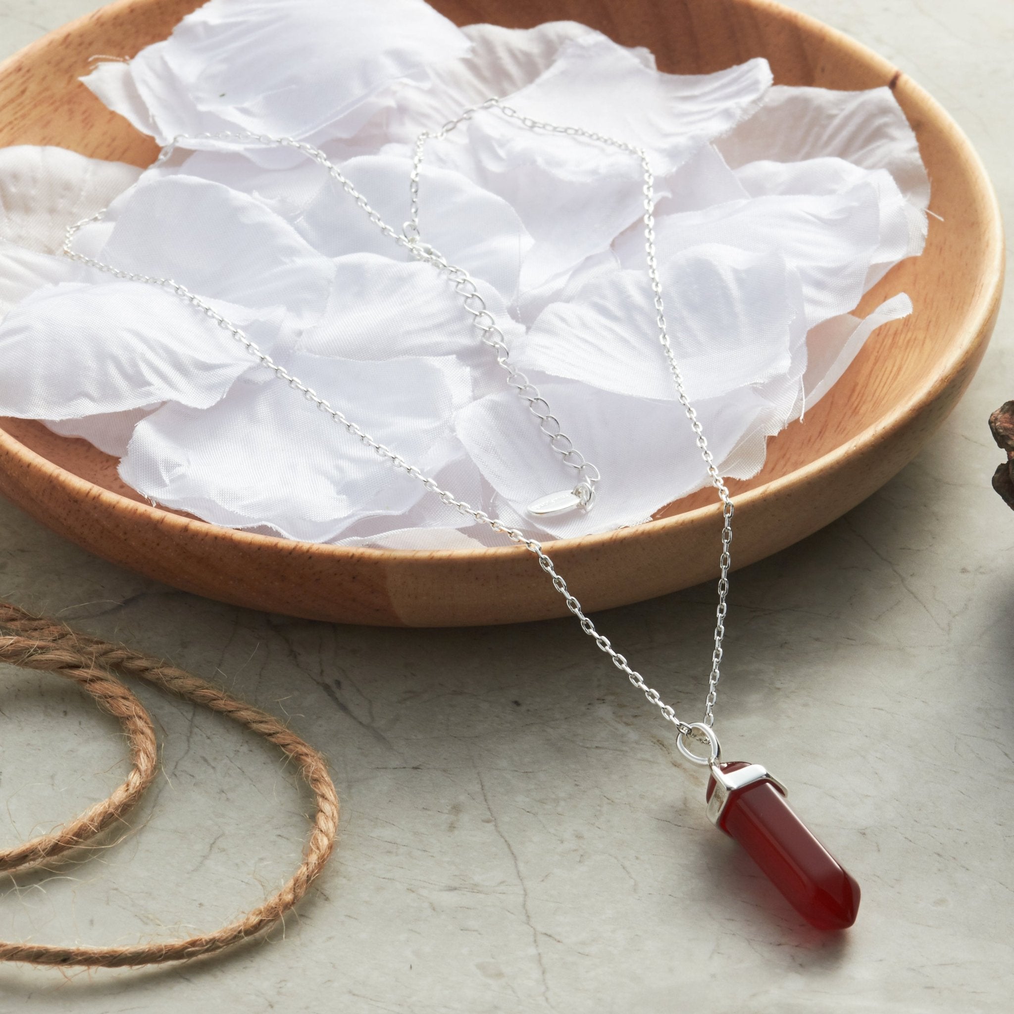 Carnelian Genuine Gemstone Necklace