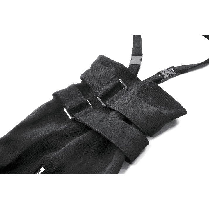 Dark in Love Lace-Up Layered Goth Convertible Flare Trousers or Shorts - Size UK 16 Left Only!