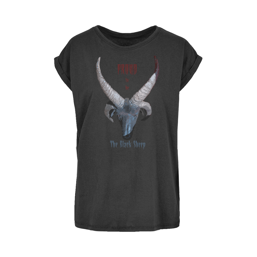 Proud to be The Black Sheep Women's Extended Shoulder T-Shirt XS-5XL