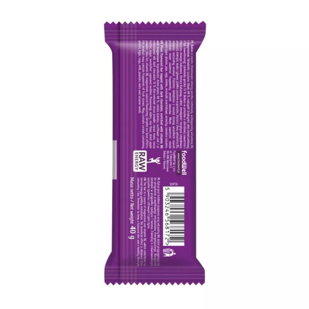 Chocolate Fruit Bar - Plum in chocolate cover 40g