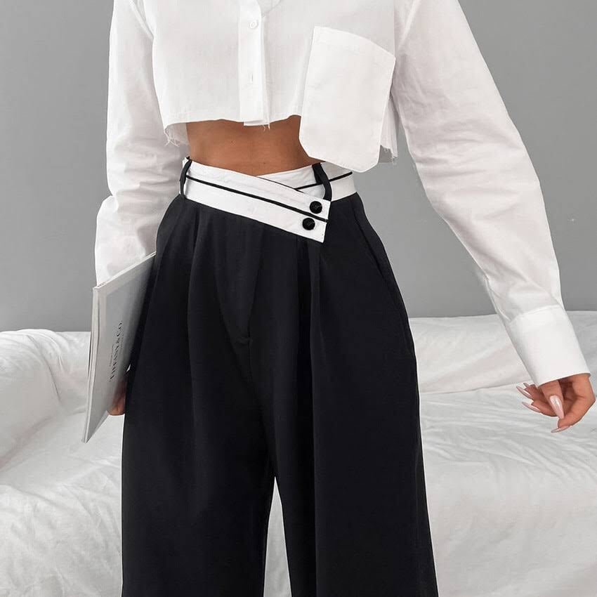 Cropped White Shirt