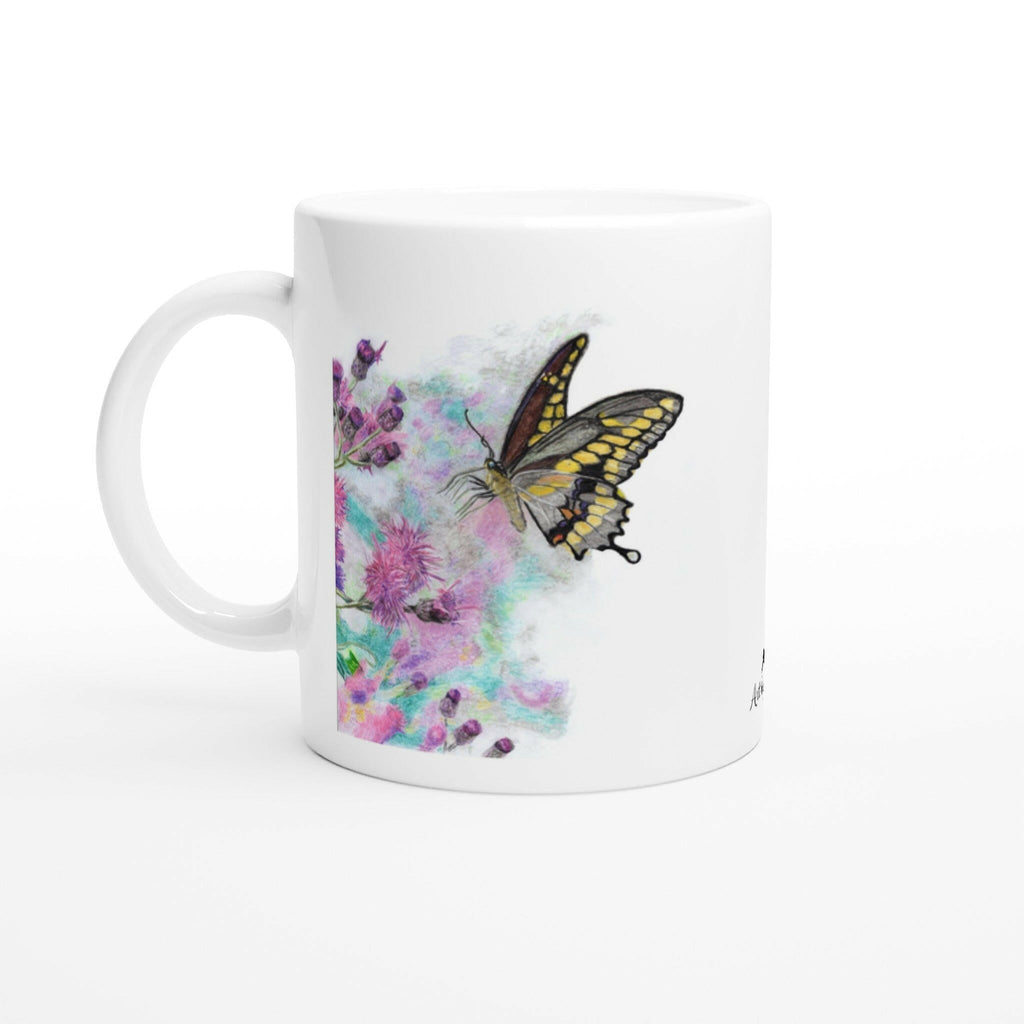 Yellow Butterfly Mug – Wildlife Art