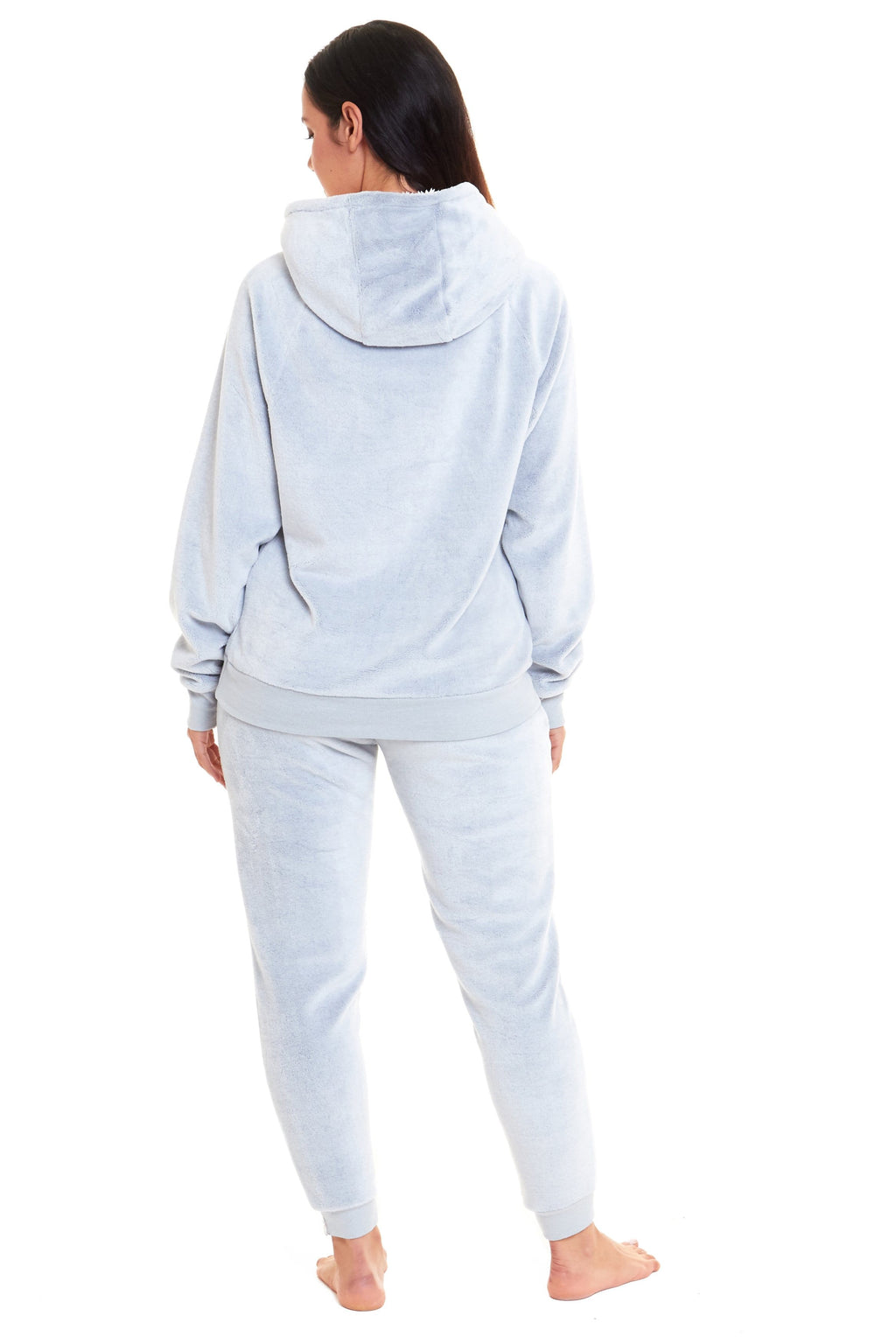OLIVIA ROCCO Matching Mother Daughter Koala Bear Hooded Pyjama Set Plush Fleece Flannel
