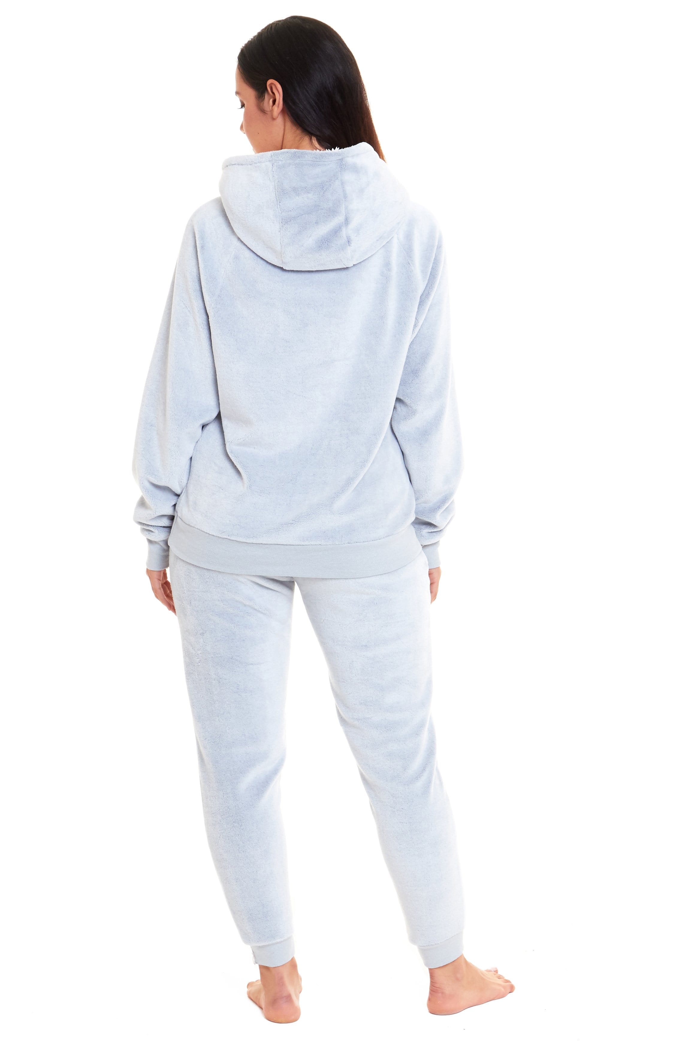 OLIVIA ROCCO Matching Mother Daughter Koala Bear Hooded Pyjama Set Plush Fleece Flannel