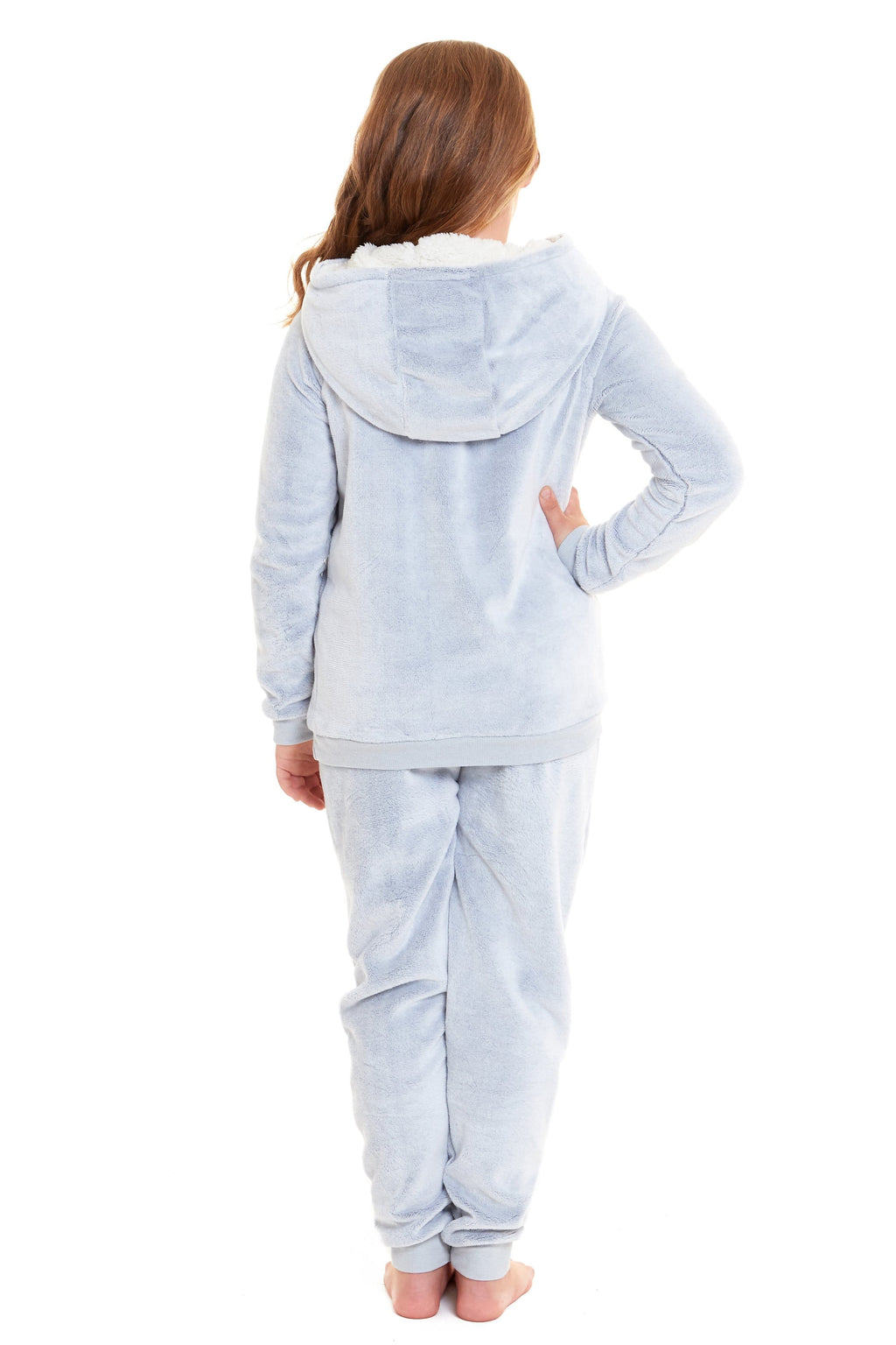 OLIVIA ROCCO Matching Mother Daughter Koala Bear Hooded Pyjama Set Plush Fleece Flannel