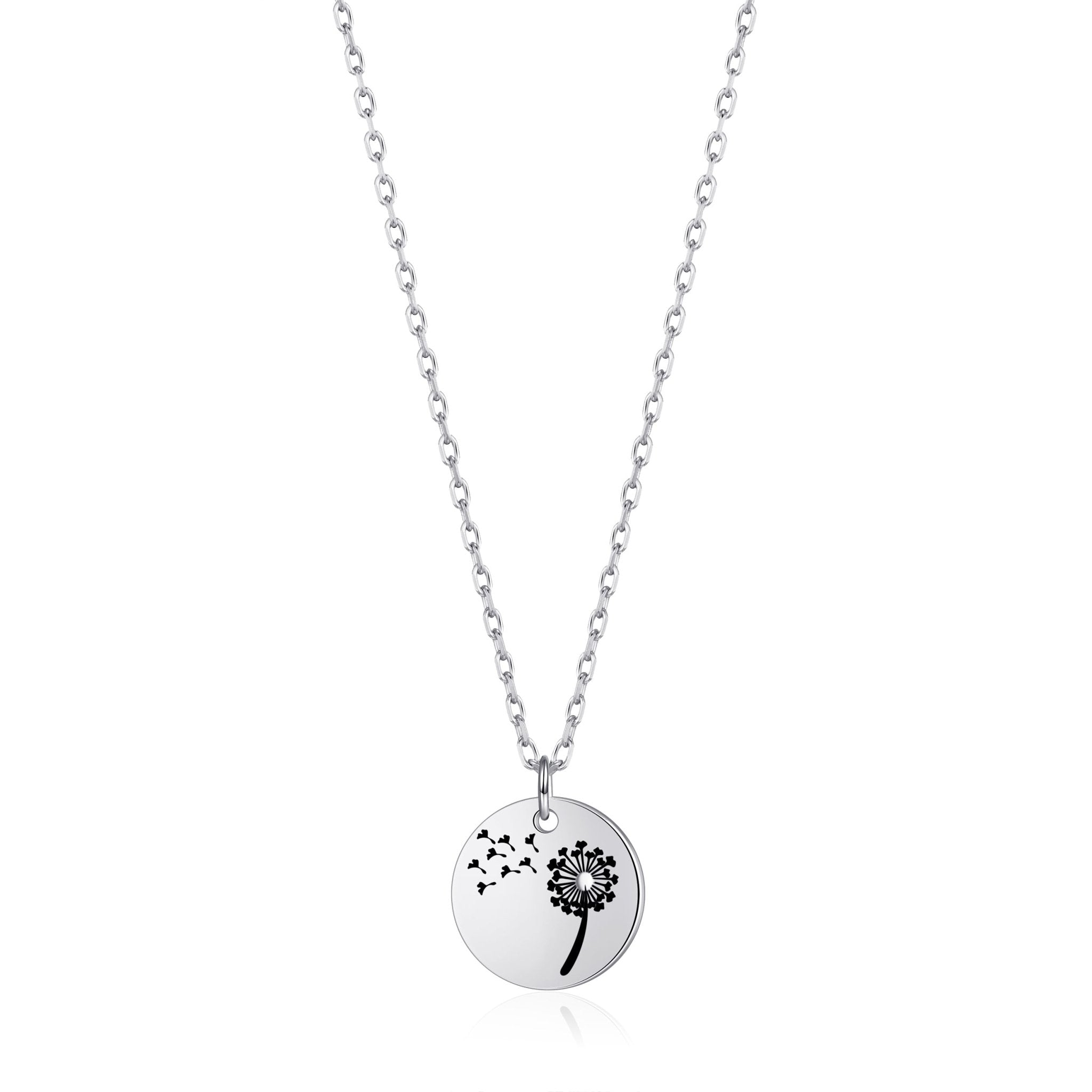 Dandelion Necklace with Quote Card