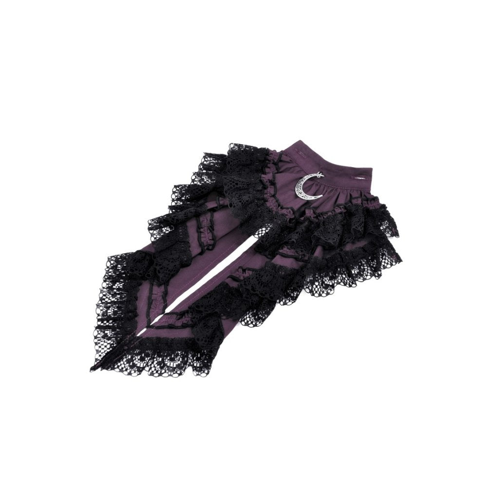 Dark In Love Druantia Puff Sleeve Blouse - Deep Purple