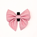 Dog Sailor Bow -  Pastel Pink