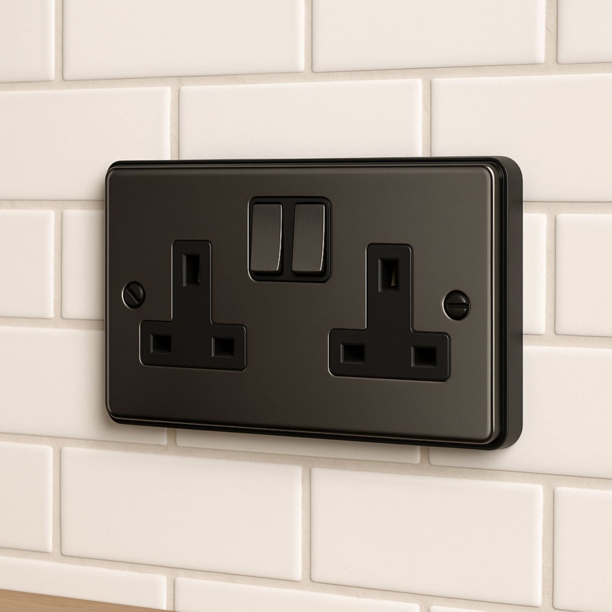 2-Gang Socket Spacer