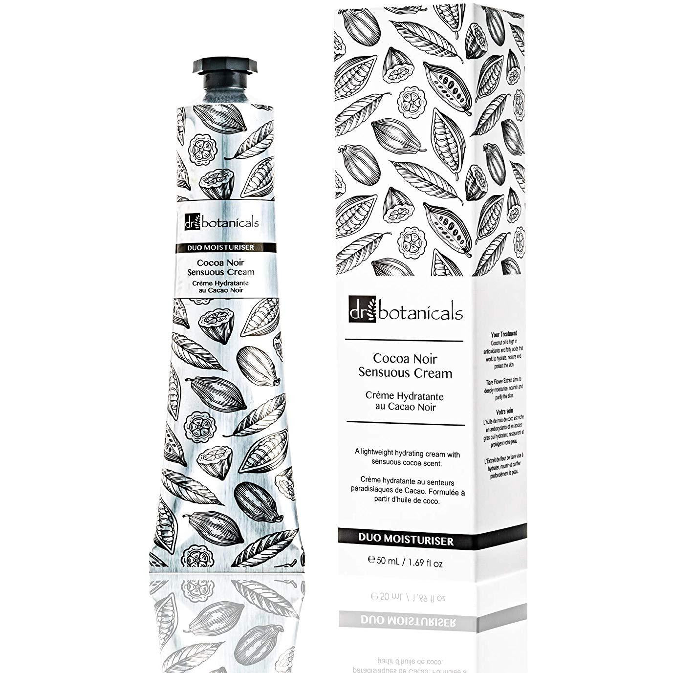 Dr Botanicals Cocoa Noir Sensuous Face and Hand Cream 50ml Vegan
