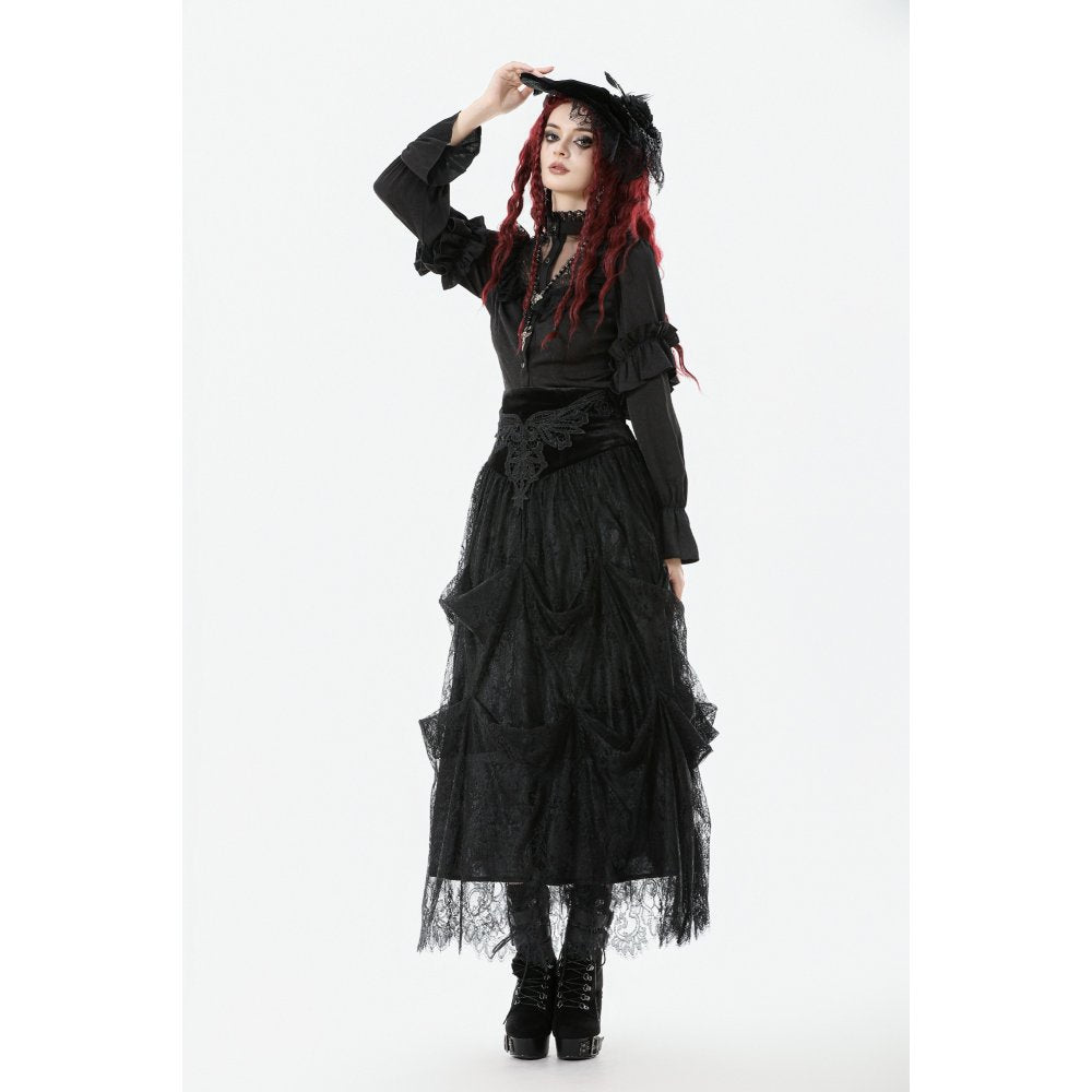 Dark in Love Gloriana Draped Maxi Skirt