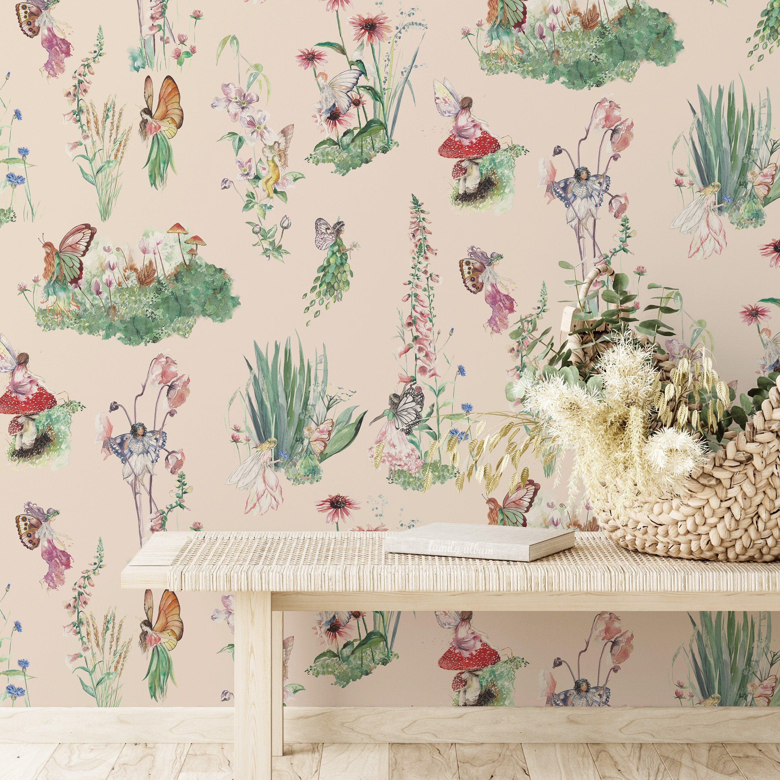 Fairy Garden Children's Wallpaper