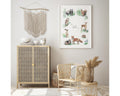 Forest Animals Watercolour Name Print
