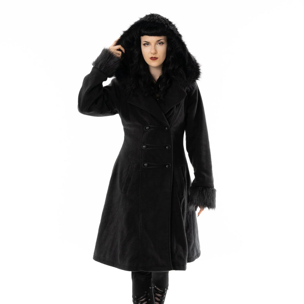 Poizen Industries Eirwen Coat - Black
