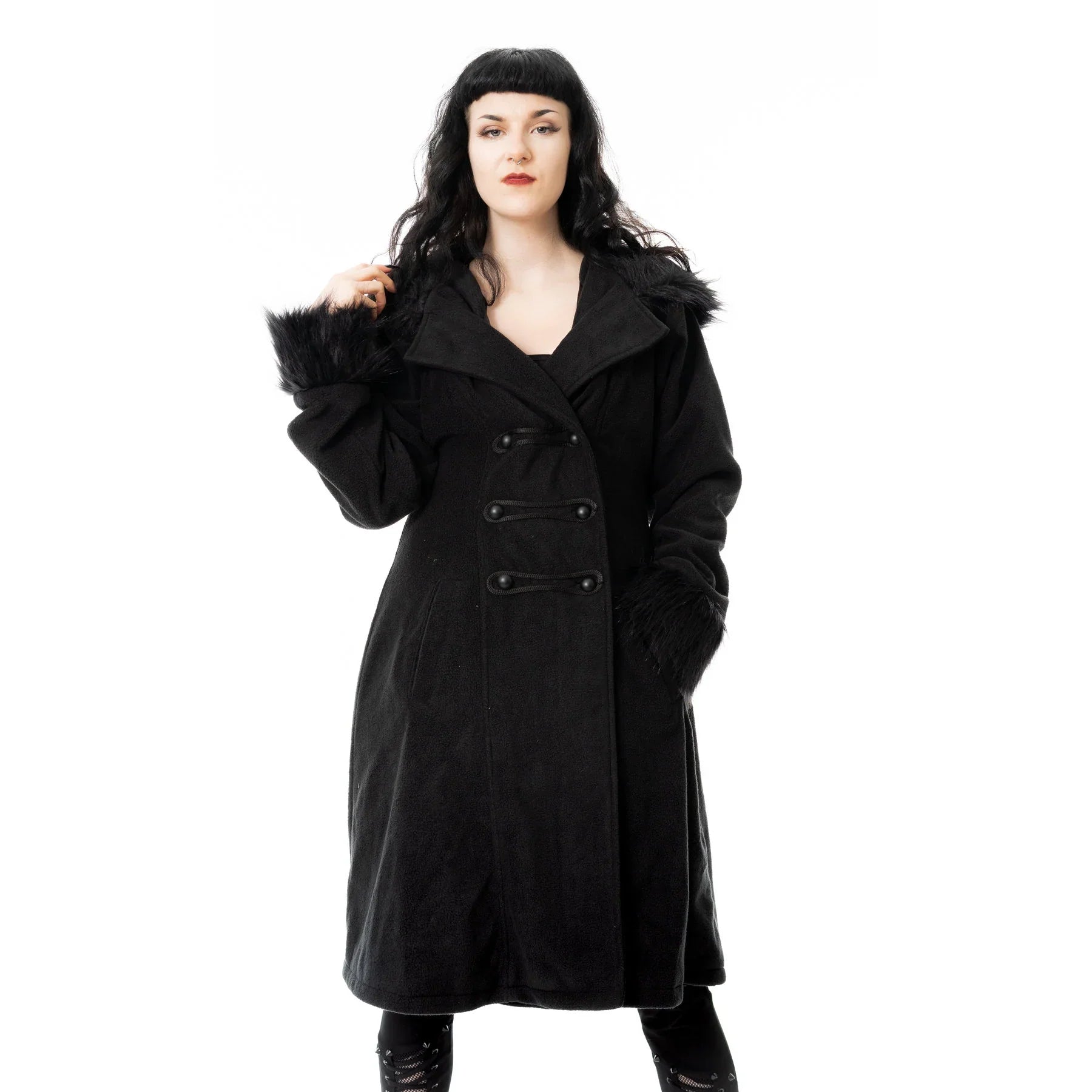 Poizen Industries Eirwen Coat - Black