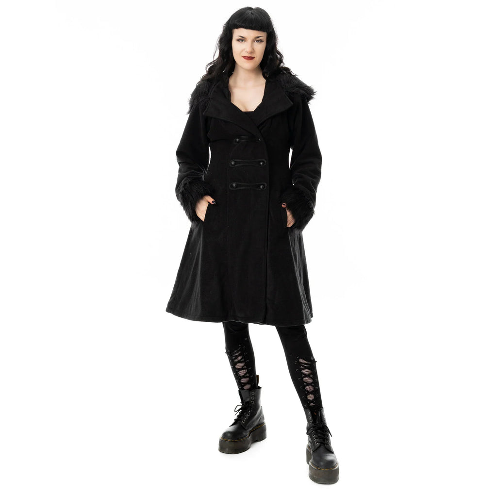 Poizen Industries Eirwen Coat - Black