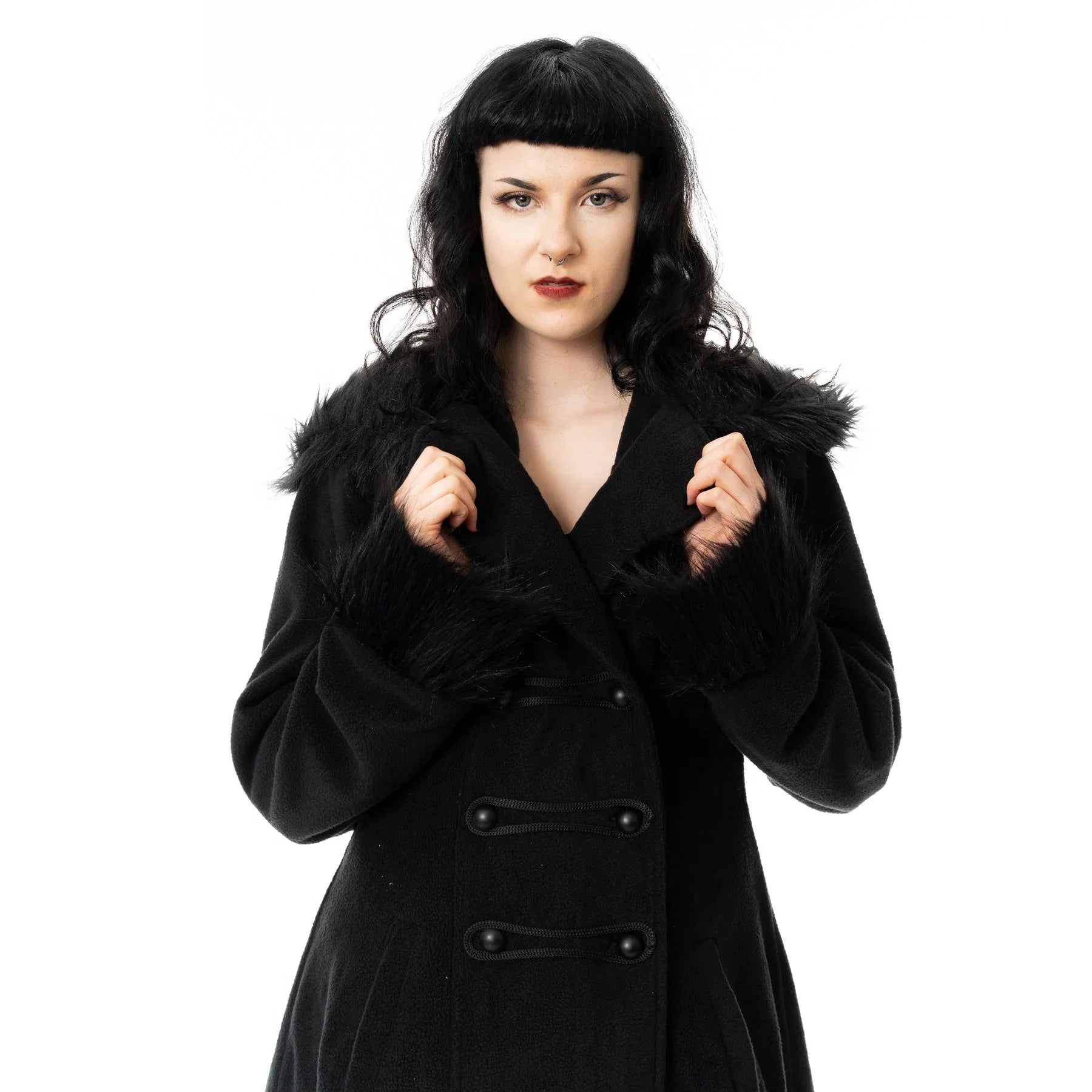 Poizen Industries Eirwen Coat - Black