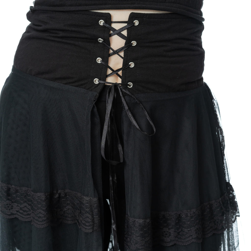 Poizen Industries Eliora Skirt Black