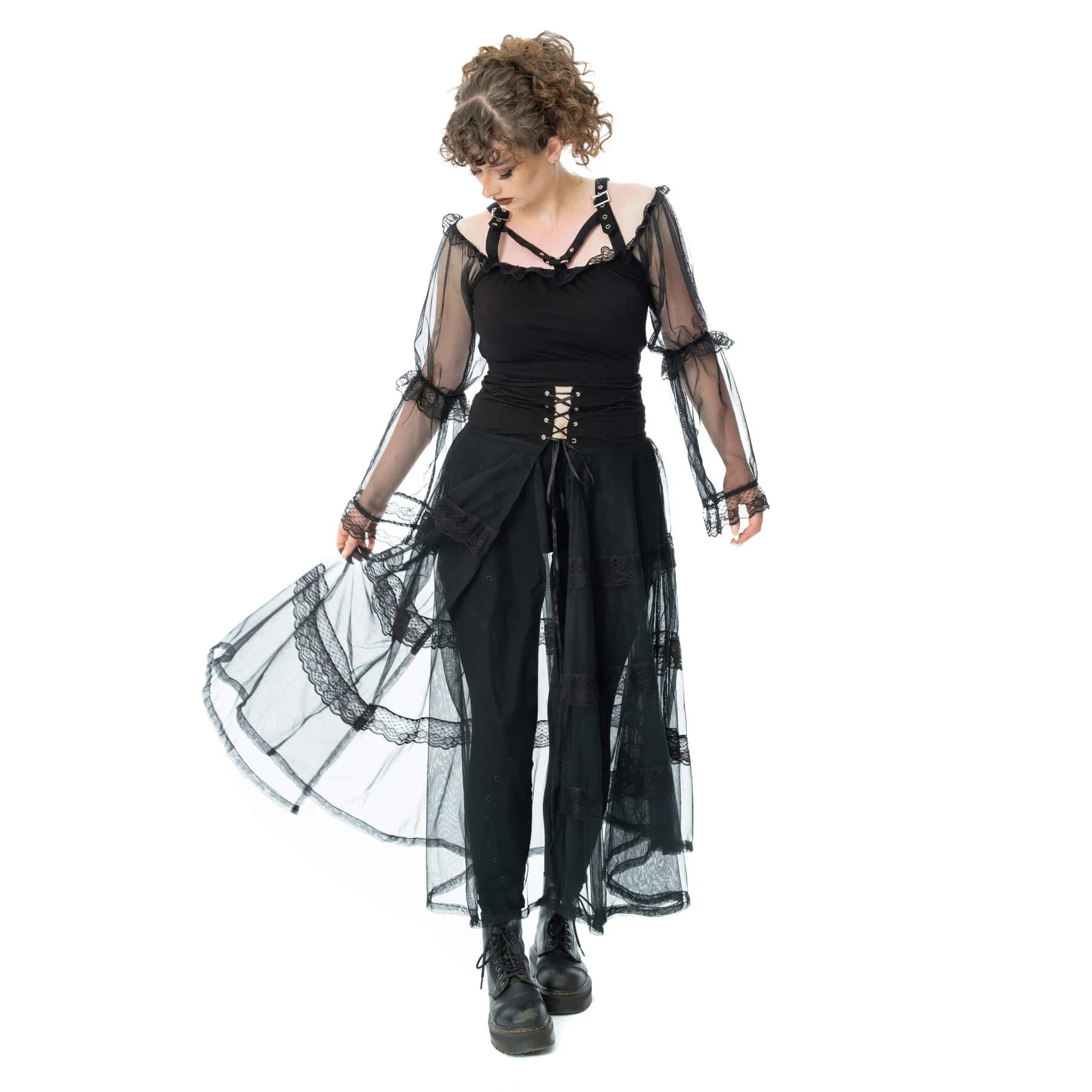 Poizen Industries Eliora Skirt Black