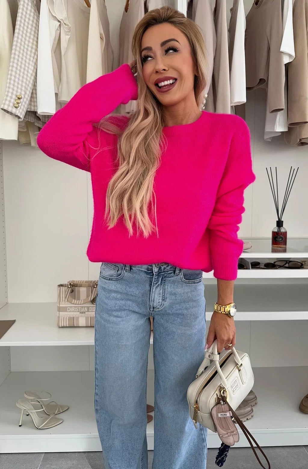 Elisha Light Knitted Alpaca Jumper
Sweater