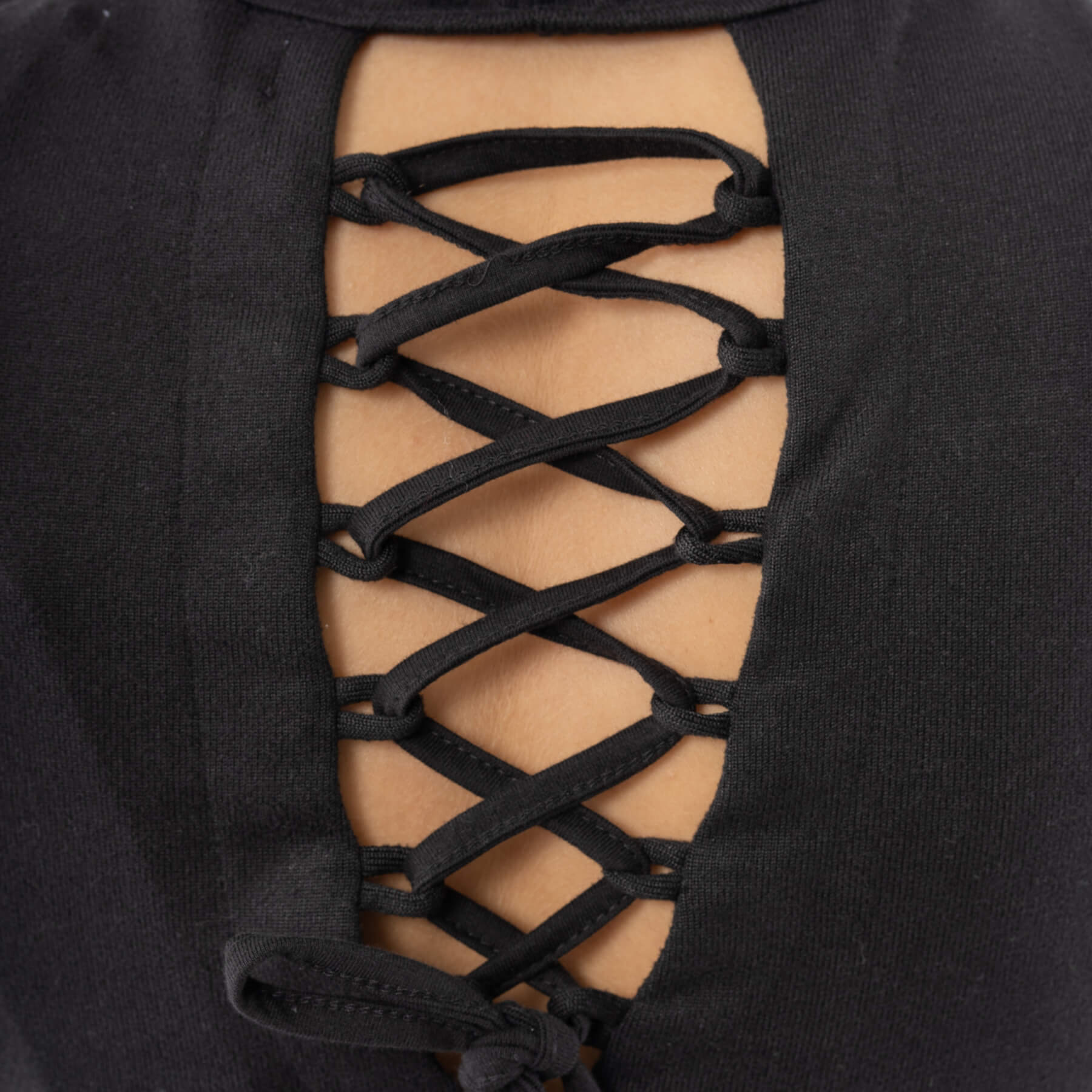 Innocent Lifestyle Emerson Hooded Cardigan with Cut Out Lace Up Feature