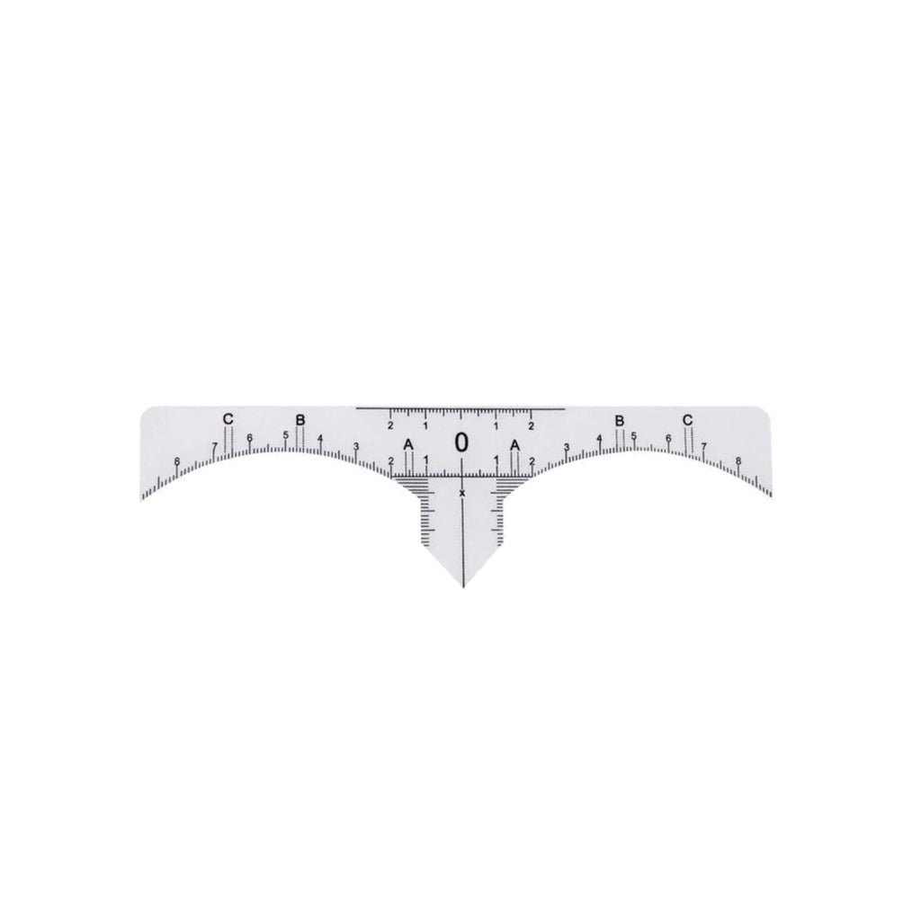 Eyebrow Measuring Ruler - Sticker 25 pcs