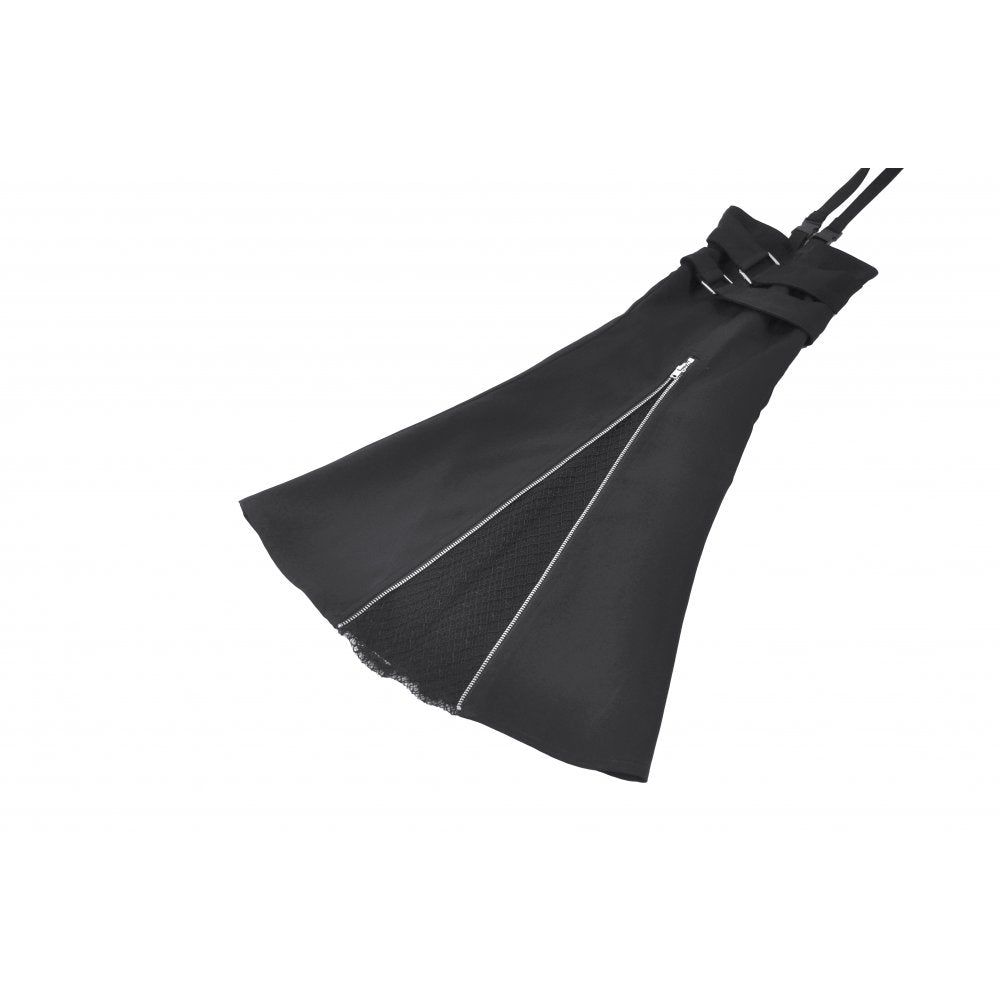 Dark in Love Lace-Up Layered Goth Convertible Flare Trousers or Shorts - Size UK 16 Left Only!