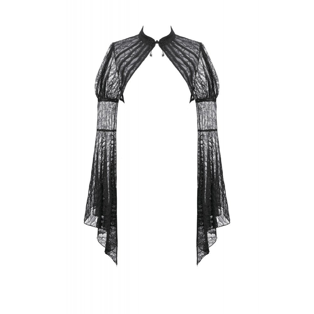 Dark in Love Elara Gothic Versatile Lace Shoulder Cape