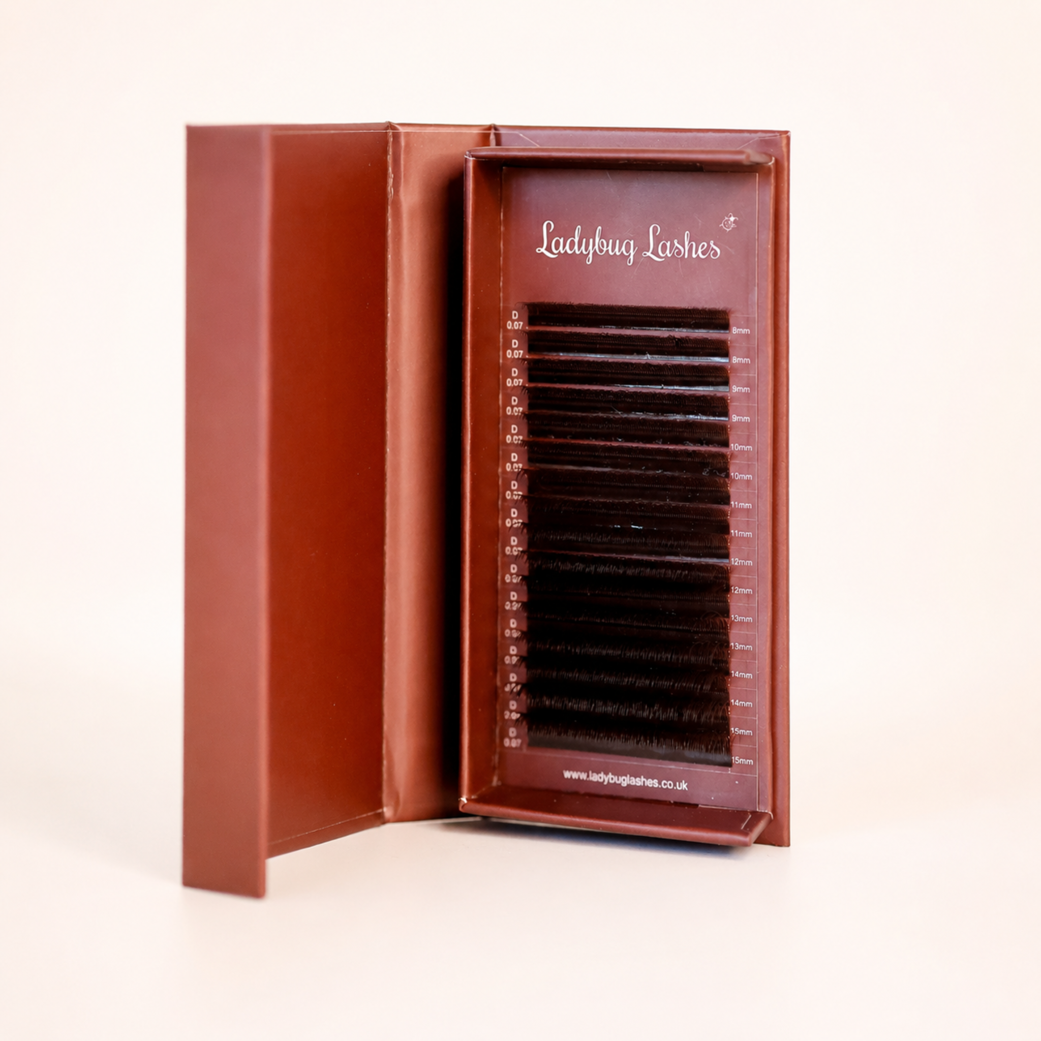Brown Fairy Lash 16 Row Mixed Tray