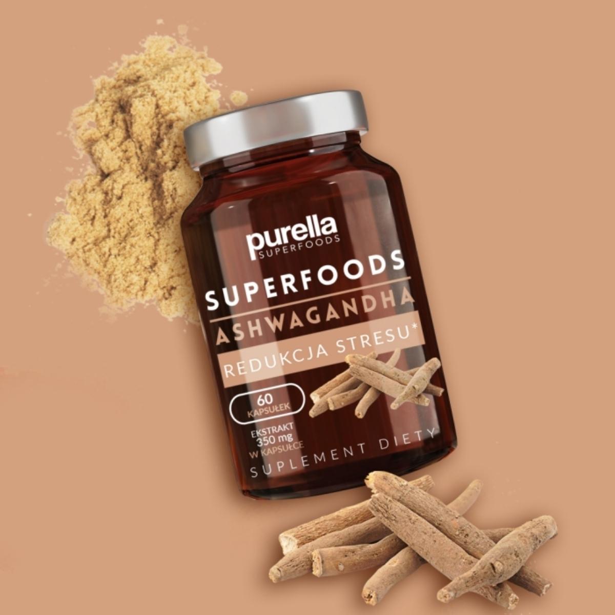 Food Supplement Ashwagandha - Stress reduction 60 capsules
