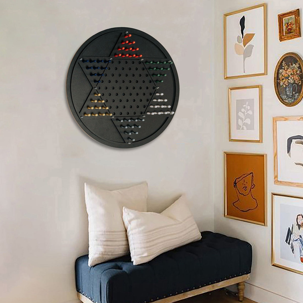 Chinese Checkers Wall Game