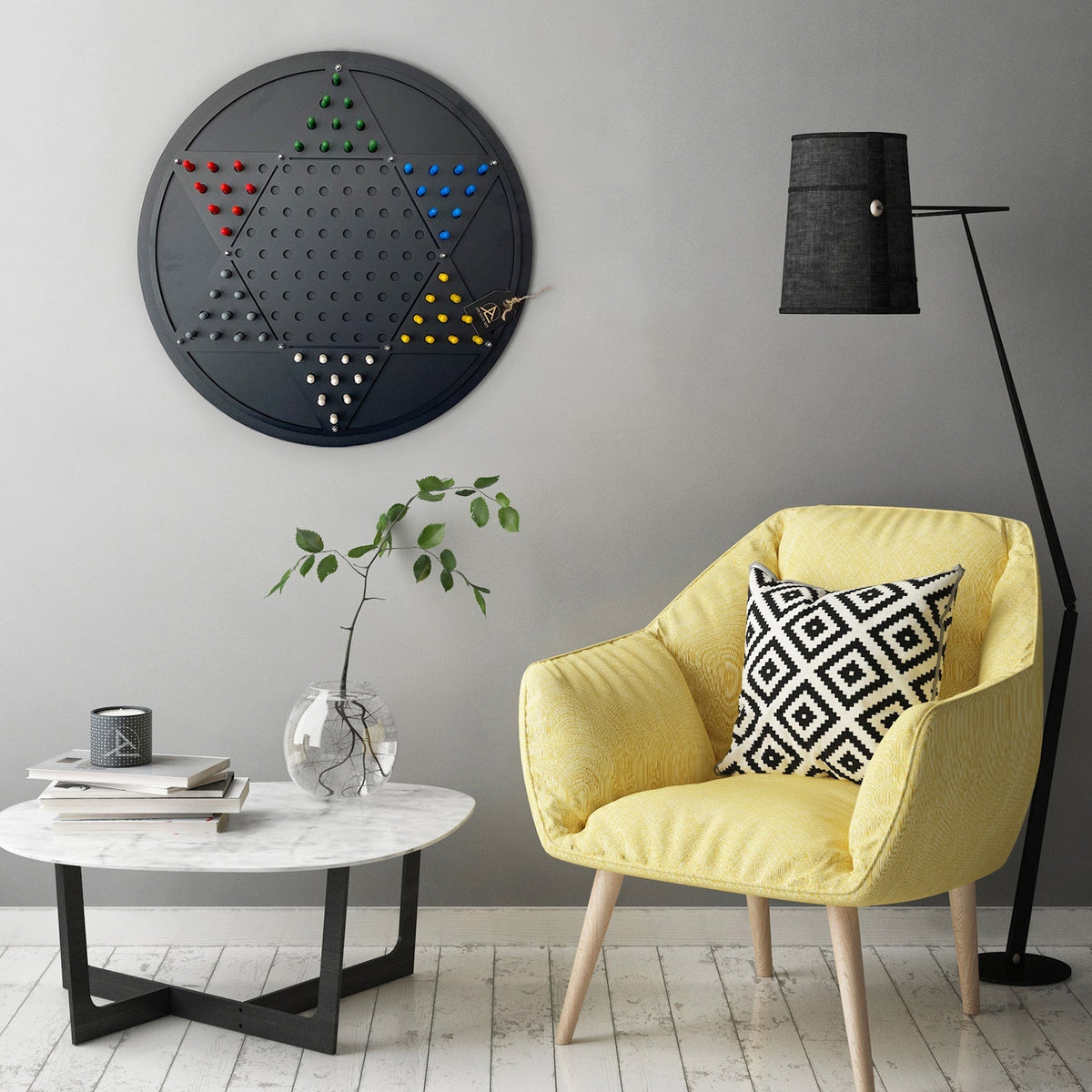 Chinese Checkers Wall Game