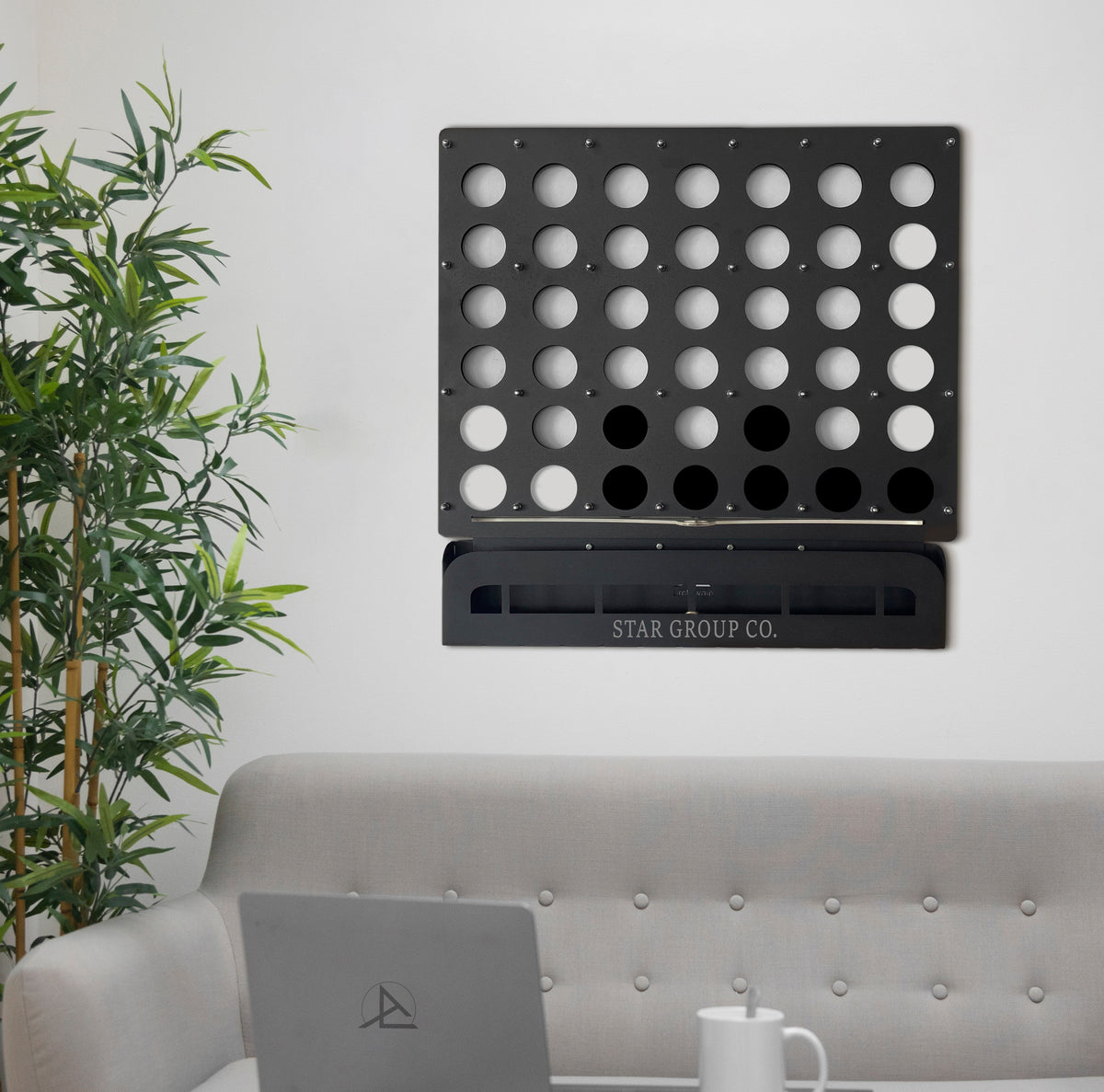 Customized Connect Four Wall Game