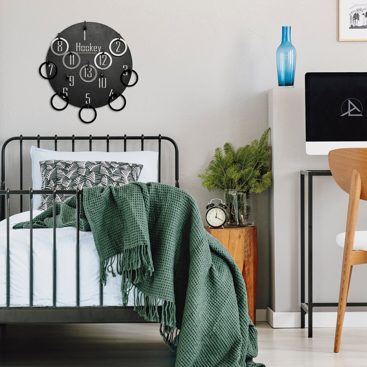 Hookey Ring Toss Wall Game