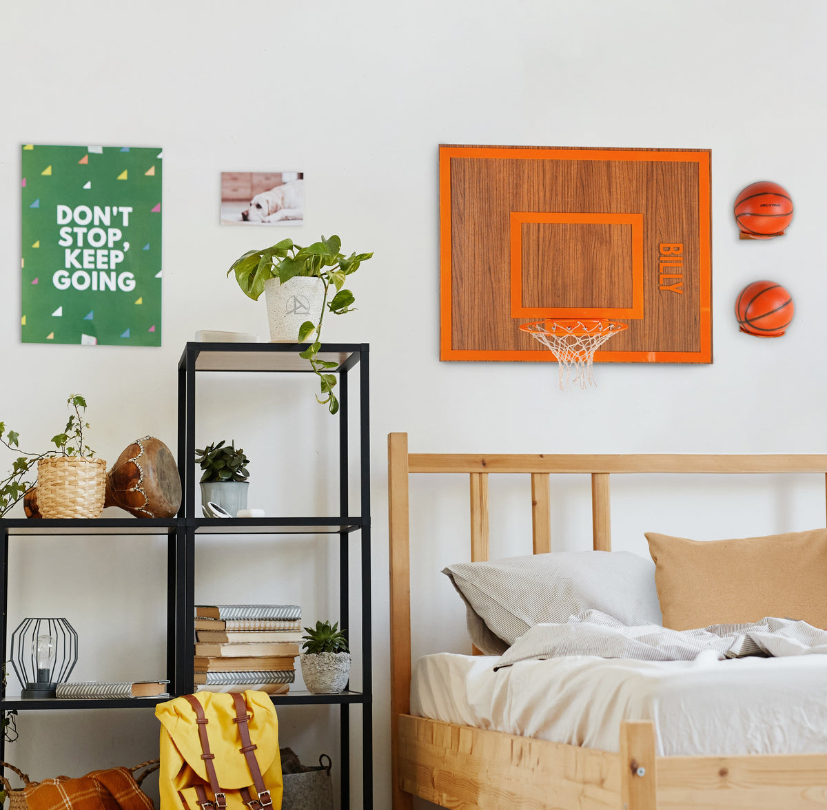 Personalization Wooden Single Hoop Walnut