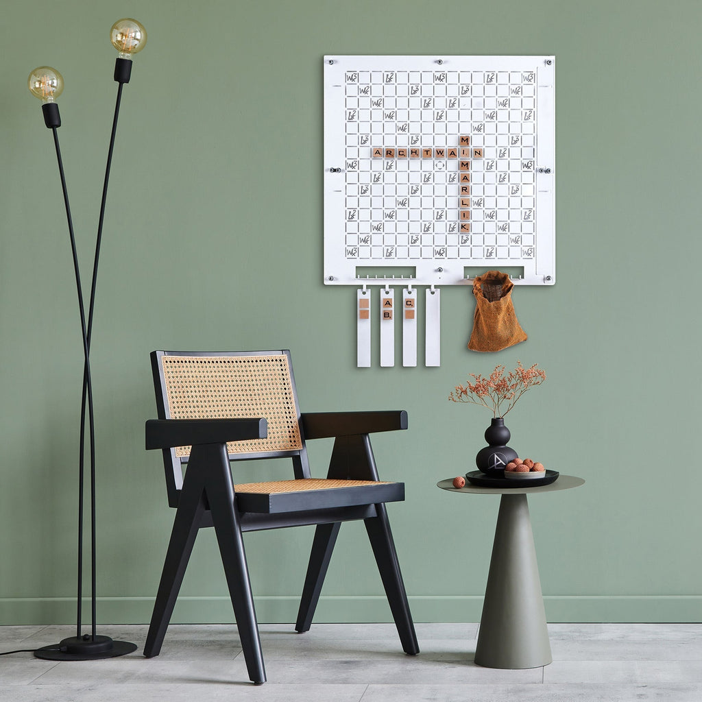 White Words Wall Game