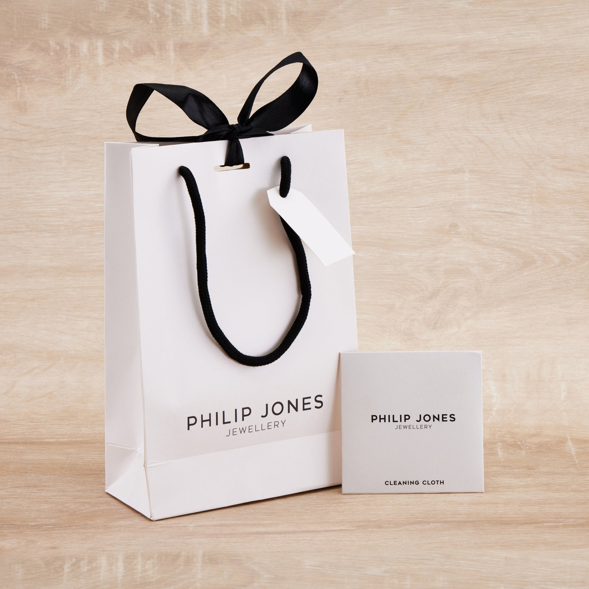 Philip Jones Gift Box, Bag & Polishing Cloth