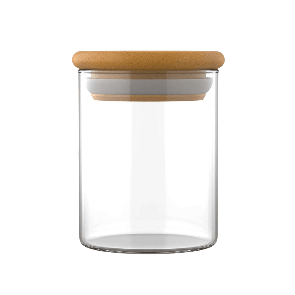 Bamboo Glass Storage Jar