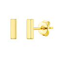 18k Gold Plated Bar Earrings
