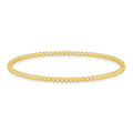 18k Gold Plated Small Beaded Stretch Bracelet