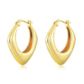 18k Gold Plated Chunky Hoop Earrings