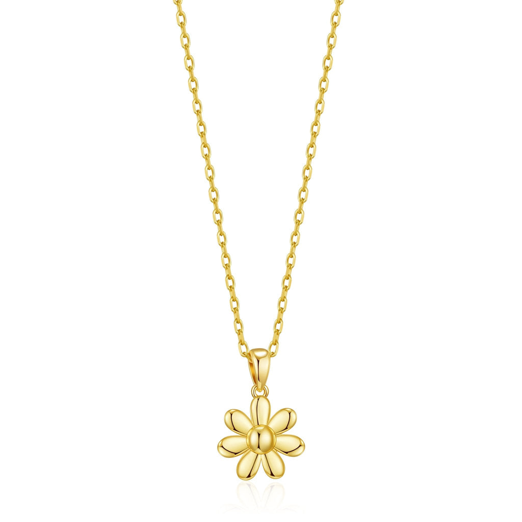 18k Gold Plated Daisy Necklace