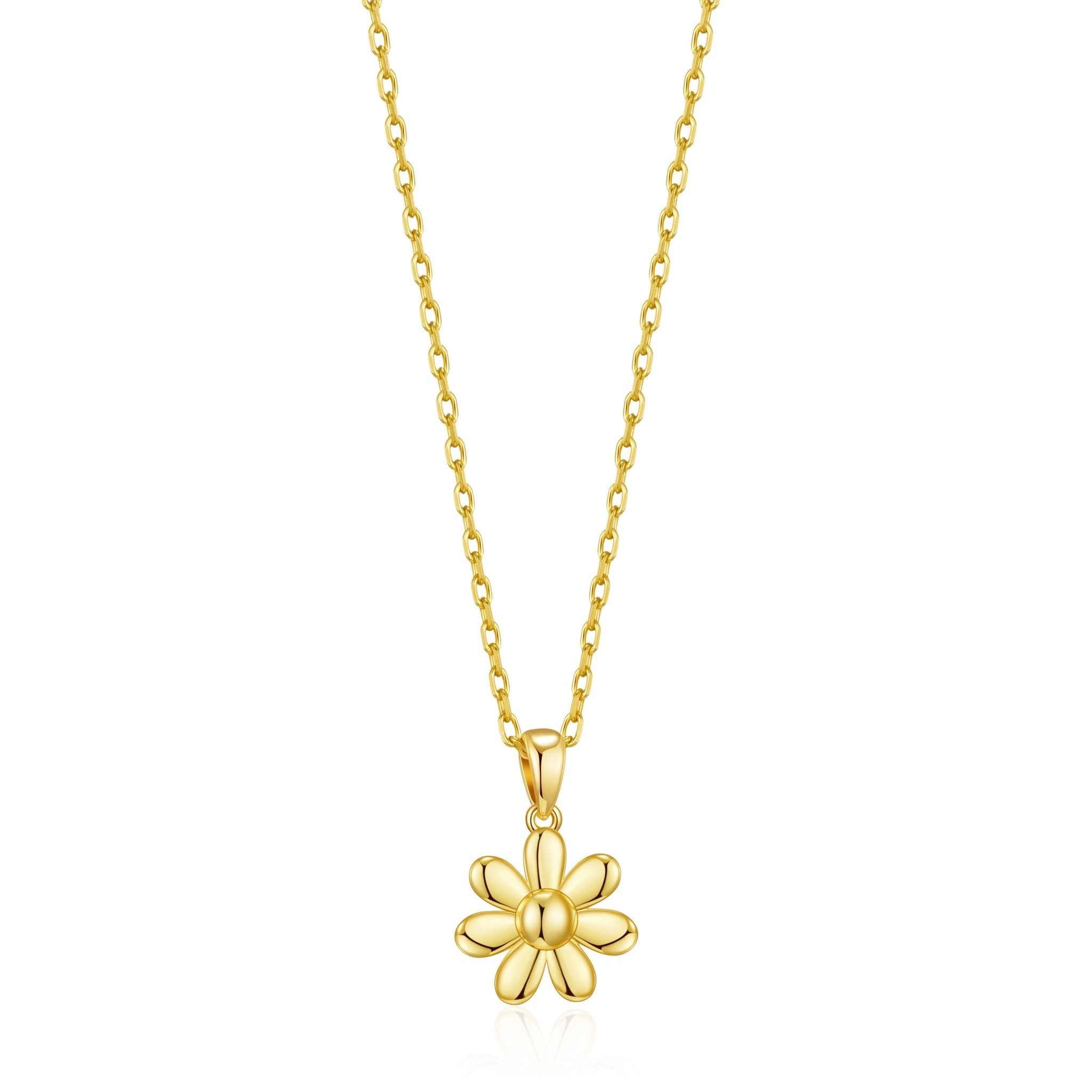 18k Gold Plated Daisy Necklace
