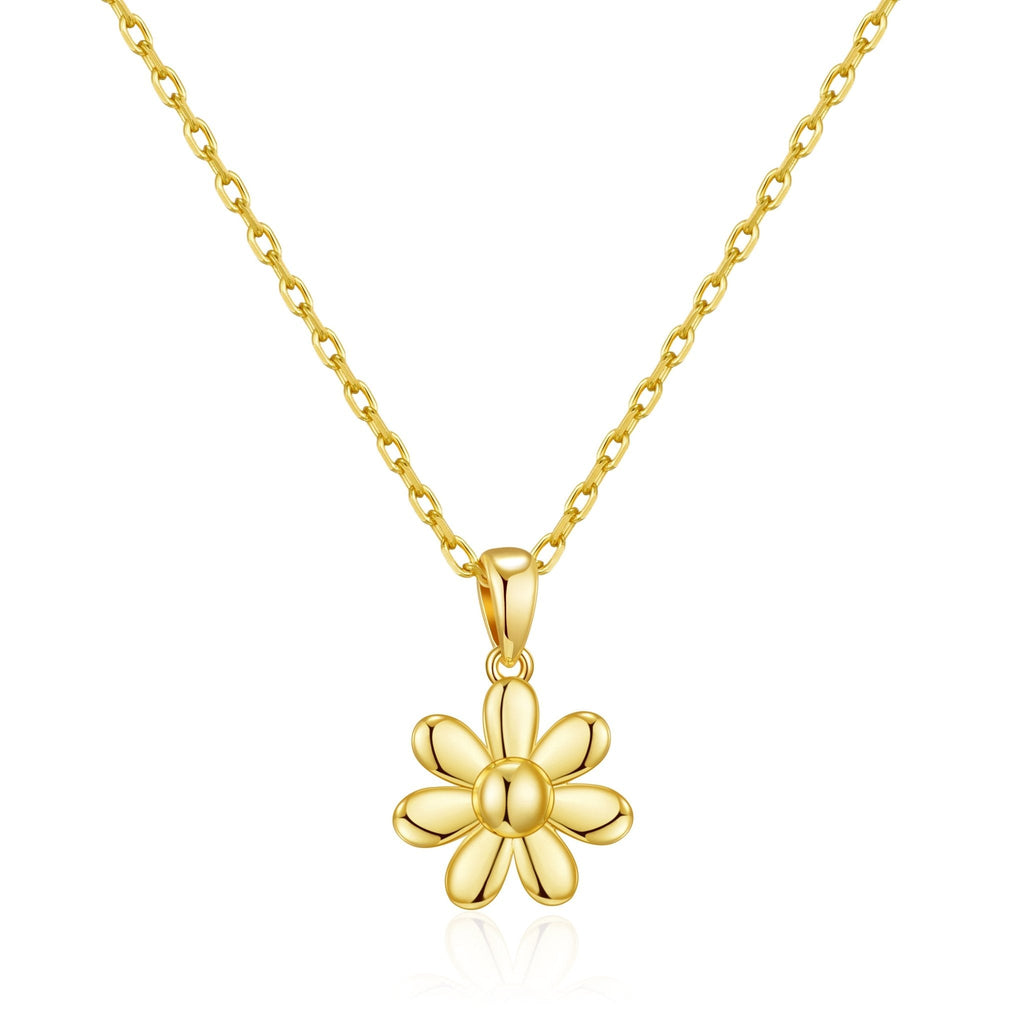 18k Gold Plated Daisy Necklace