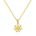 18k Gold Plated Daisy Necklace