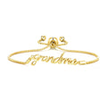 18k Gold Plated Grandma Bracelet Created with Zircondia® Crystals