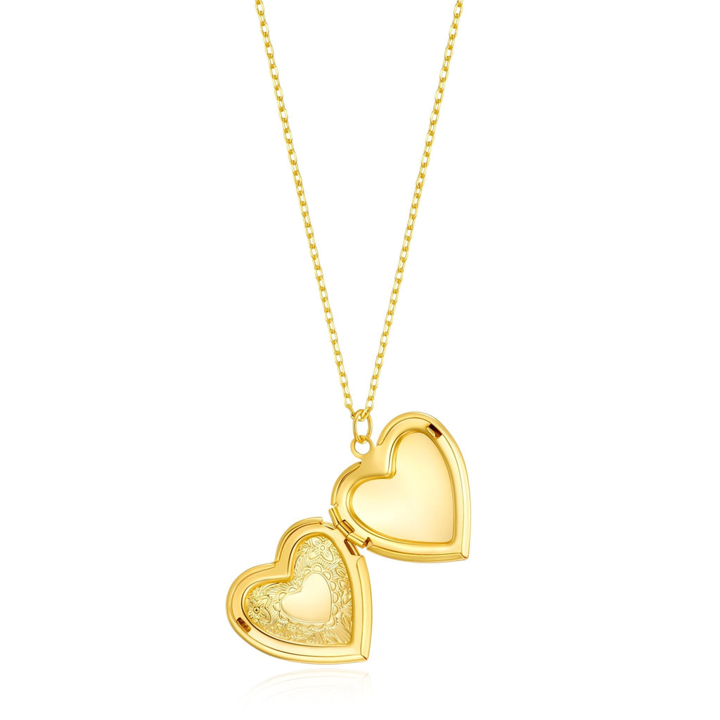18k Gold Plated Heart Locket