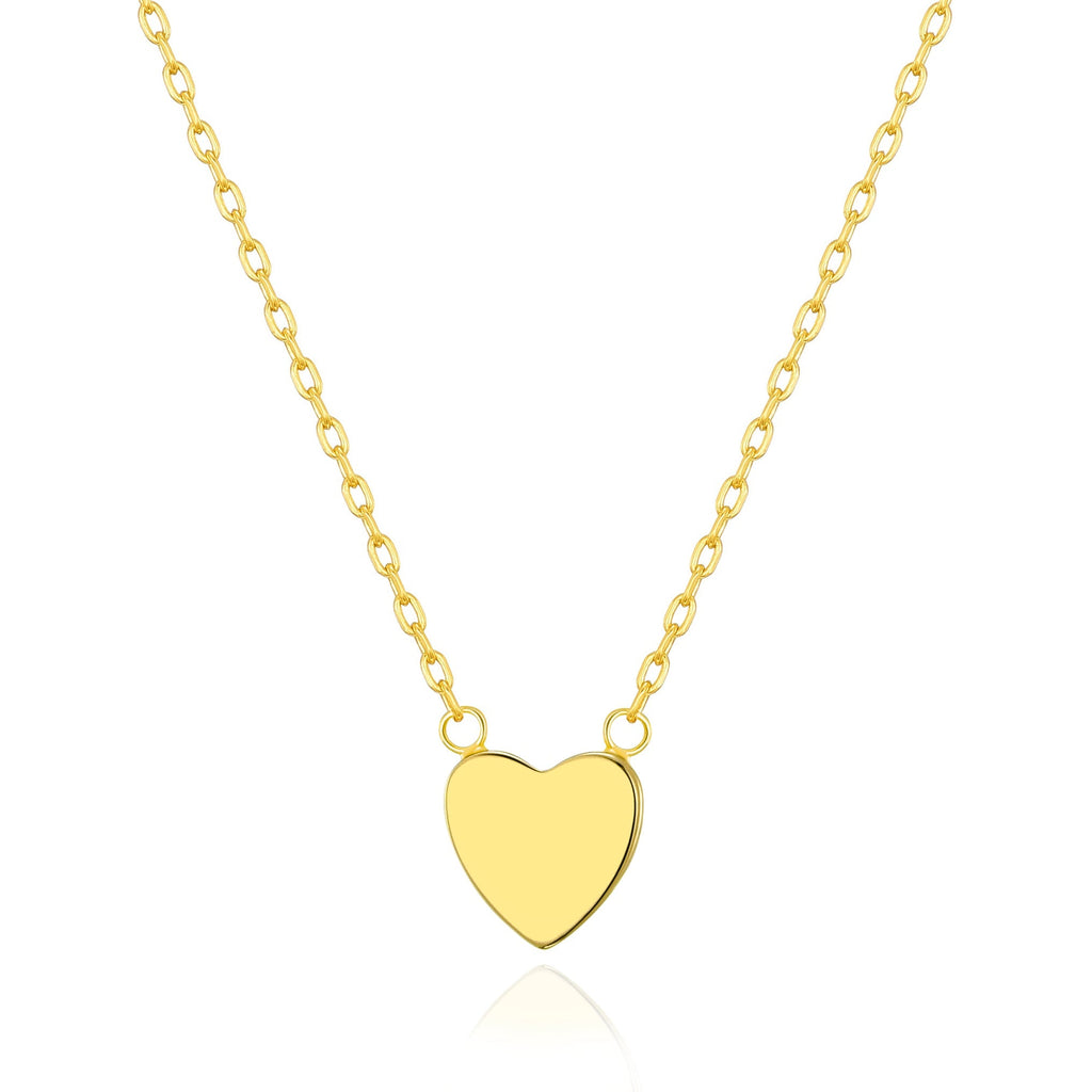 18k Gold Plated Heart Necklace