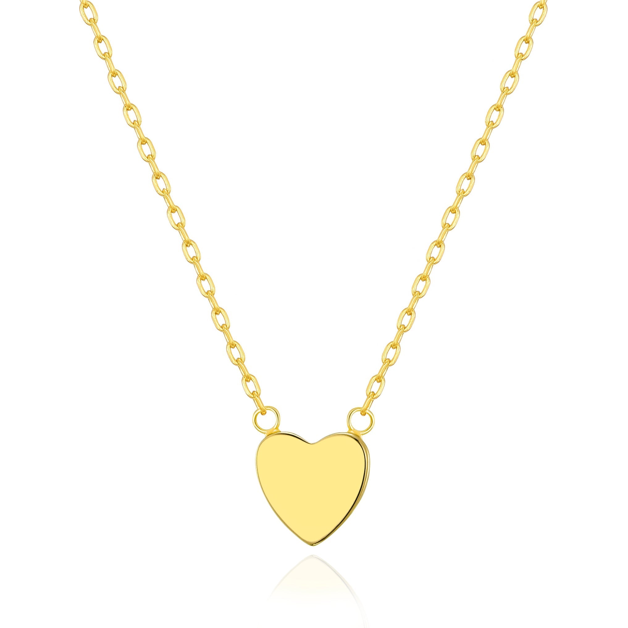 18k Gold Plated Heart Necklace