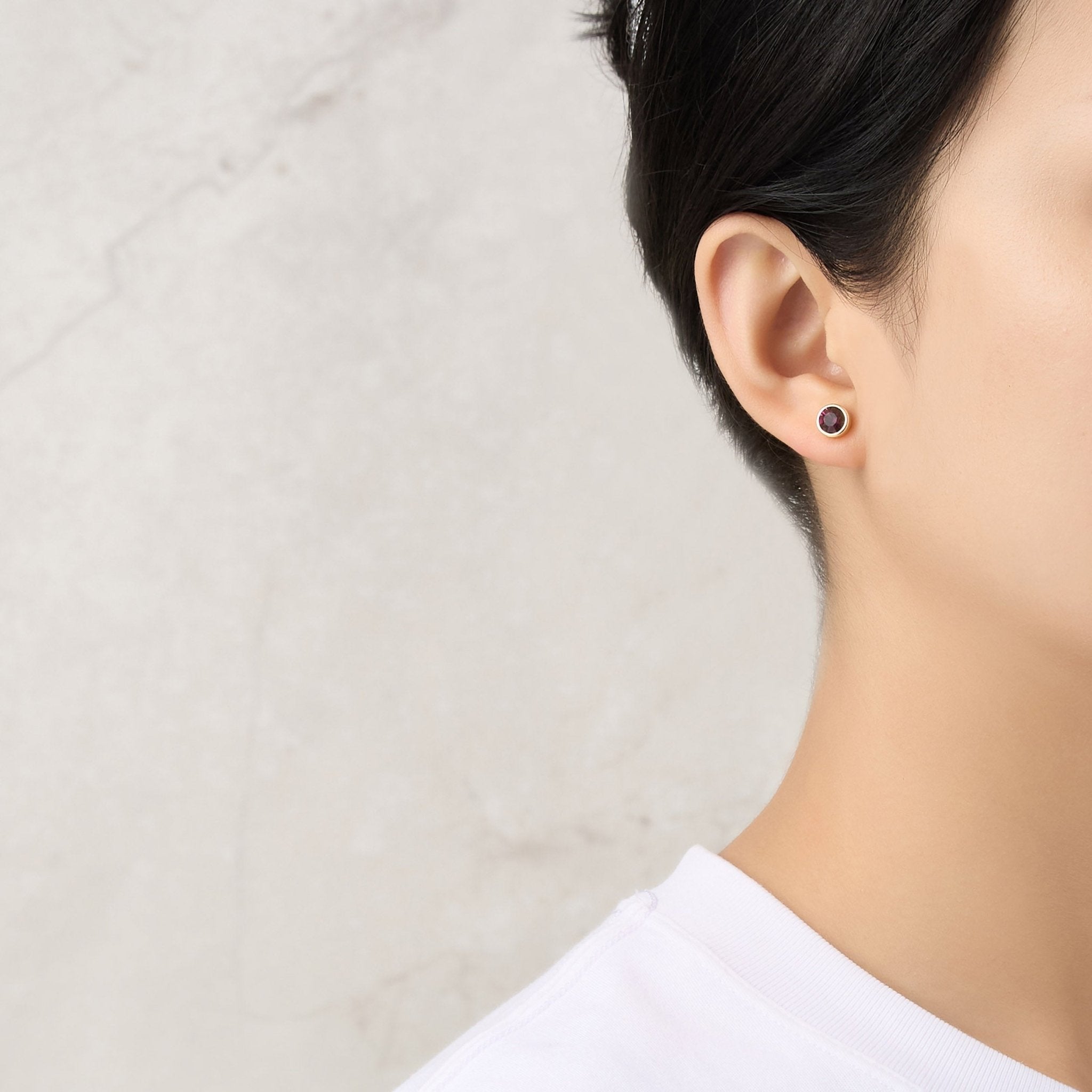 18k Gold Plated June (Alexandrite) Birthstone Necklace & Earrings Set Created with Zircondia® Crystals